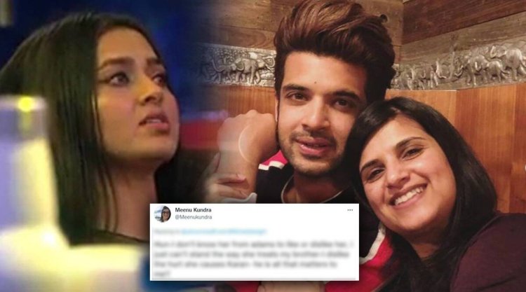 Bigg Boss 15: Karan Kundrra's sister Meenu on Tejran fights: 'Tejasswi should understand Karan's personality, instead of harassing him'